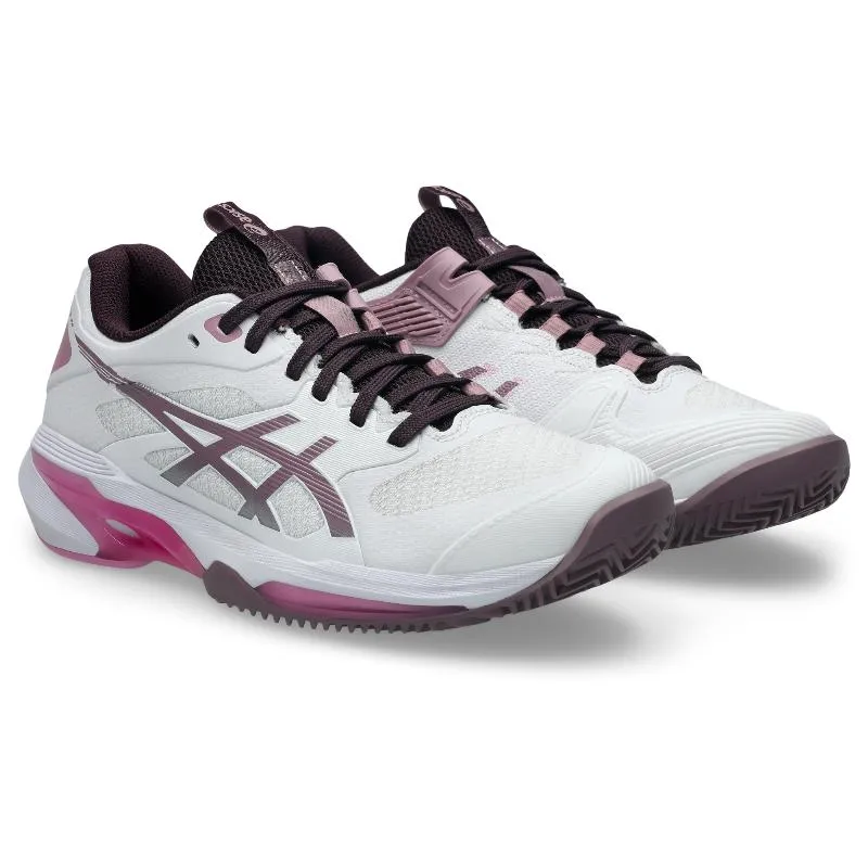 Asics Solution Speed FF 4 Clay White Mauve Damenschuhe