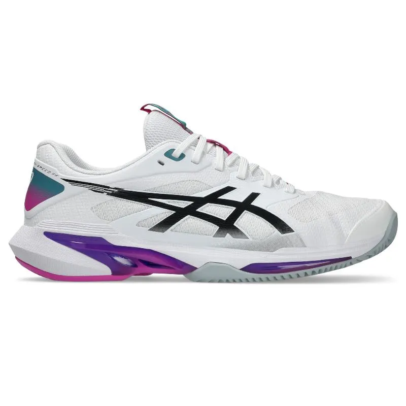 Zapatillas de Padel Asics Solution Speed FF 4 Clay Blanco Rosa