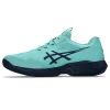 Asics Solution Speed FF 4 Clay Mint Dunkelblaue Sneakers