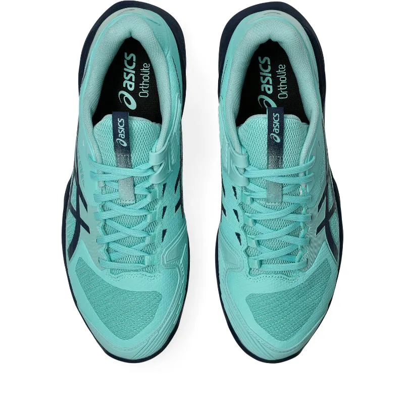 Asics Solution Speed FF 4 Clay Mint Dunkelblaue Sneakers