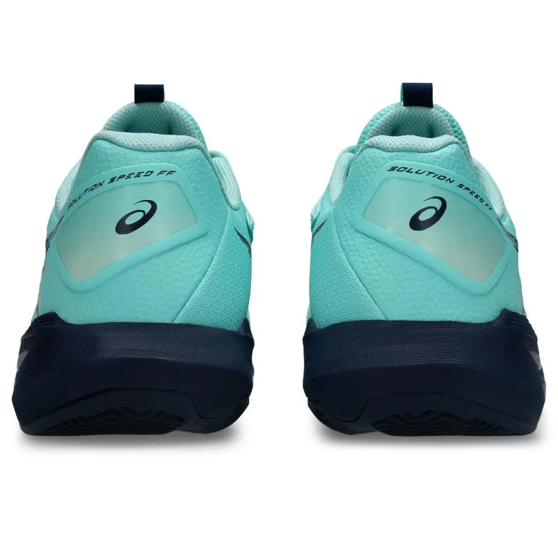 Asics Solution Speed FF 4 Clay Mint Dunkelblaue Sneakers