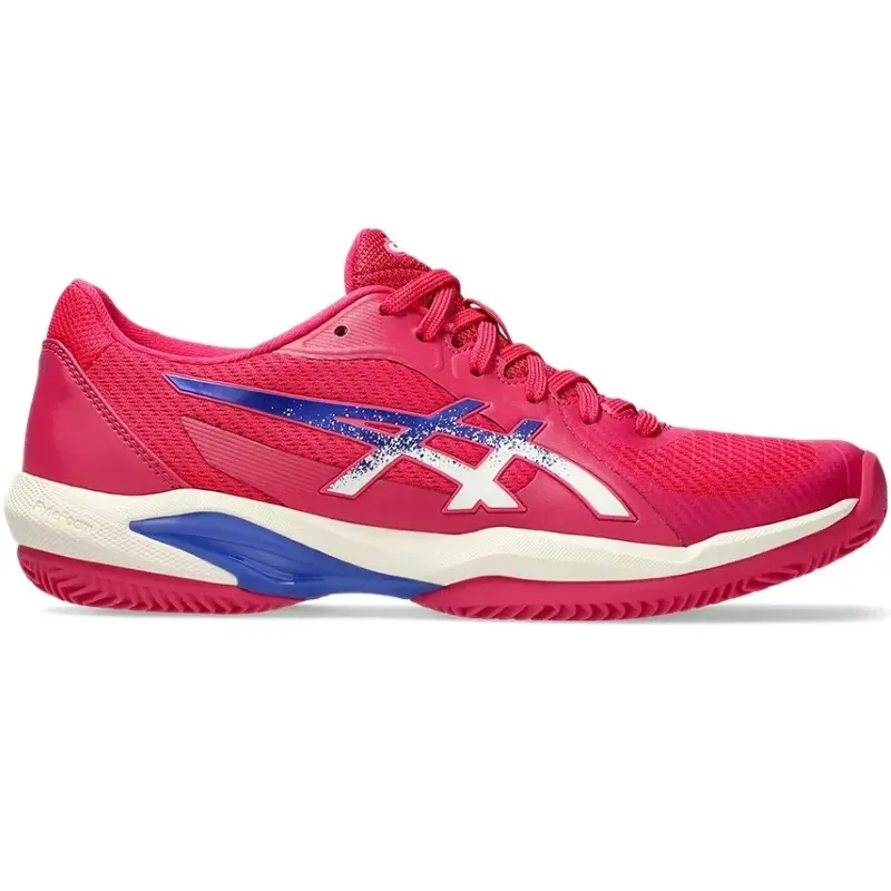 Zapatillas de Padel Asics Solution Swift FF 2 Clay Rosa Azul Cobalto Mujer