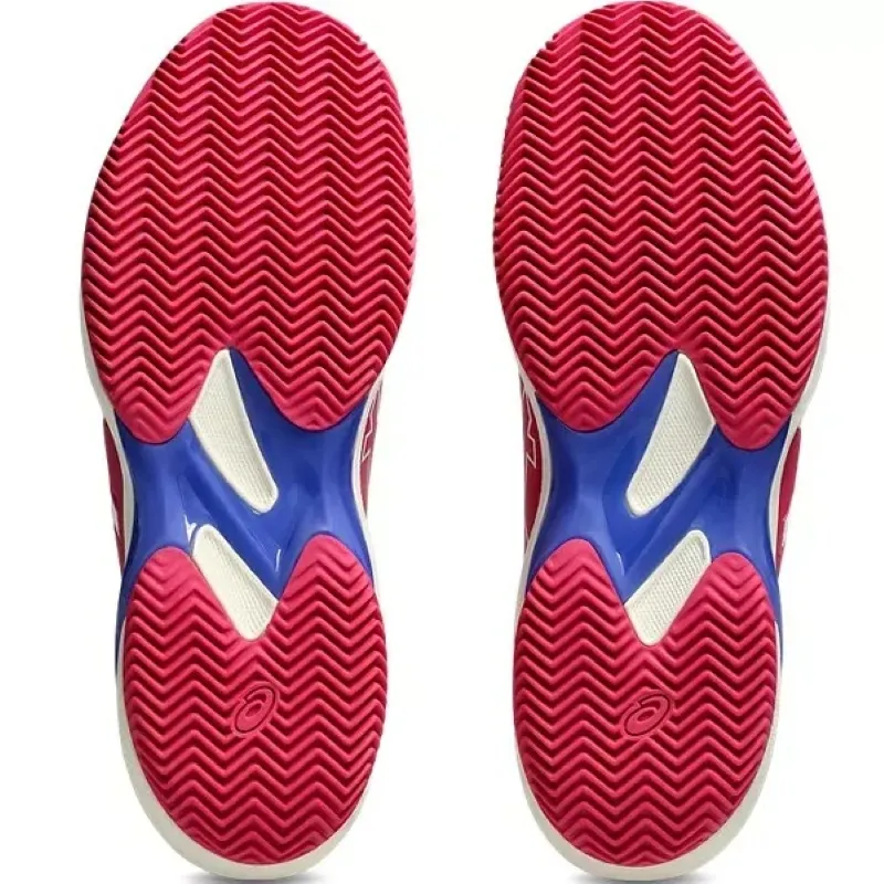 Zapatillas de Padel Asics Solution Swift FF 2 Clay Rosa Azul Cobalto Mujer