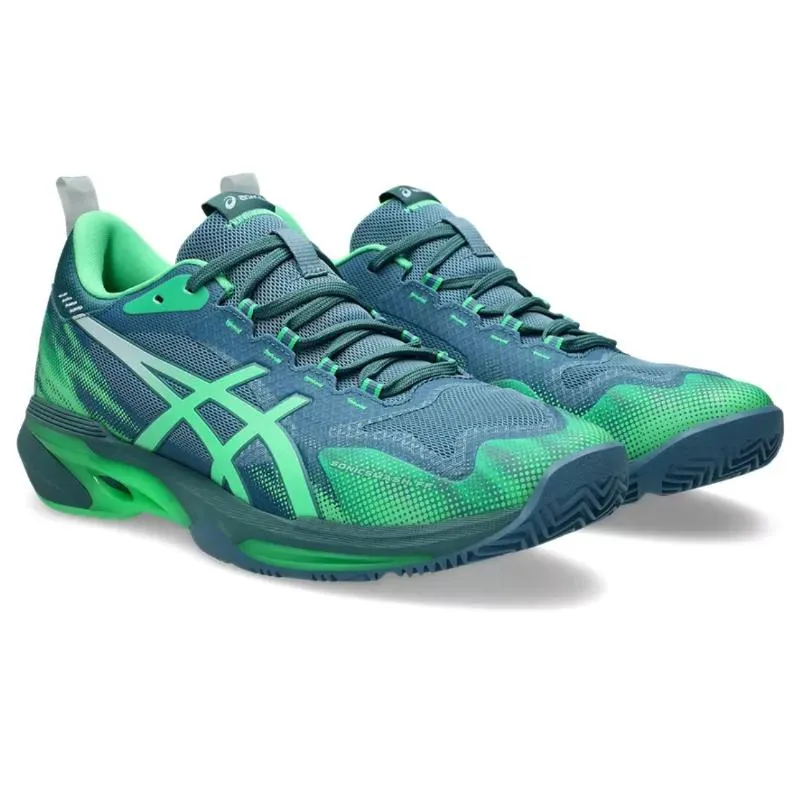 Asics Sonicsmash FF Blaugrüne Turnschuhe