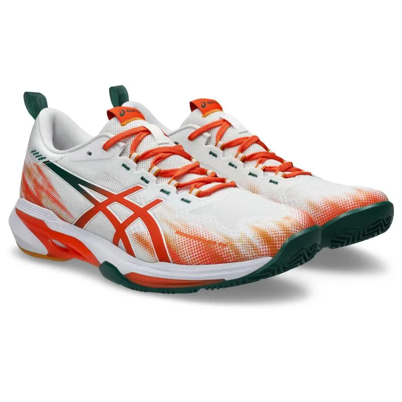 Asics Sonicsmash FF Weiß-Orange-Sneaker