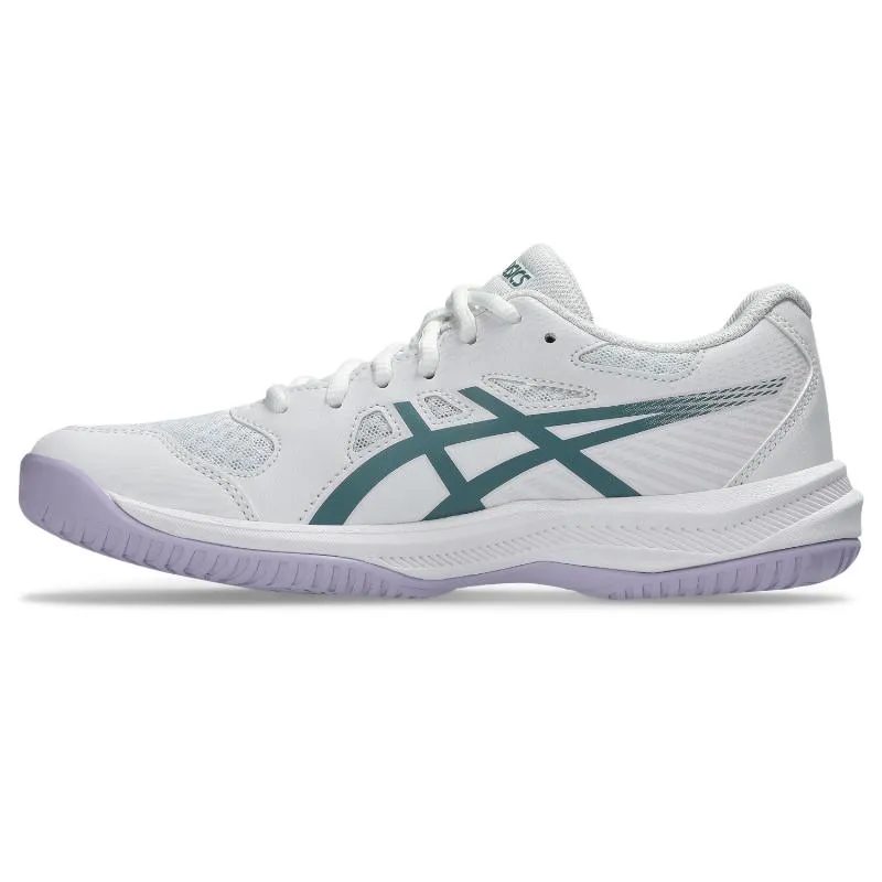 Tênis femininos Asics Upcourt 6 Branco-Verdes