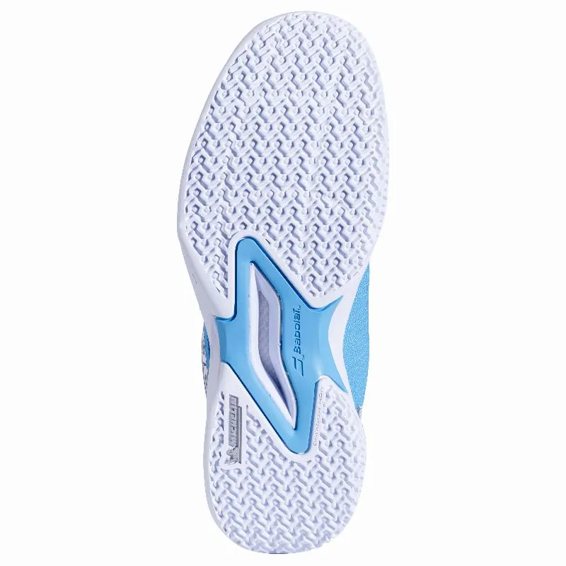 Babolat Jet Premura 2 Ciano Azul Branco Tênis Júnior