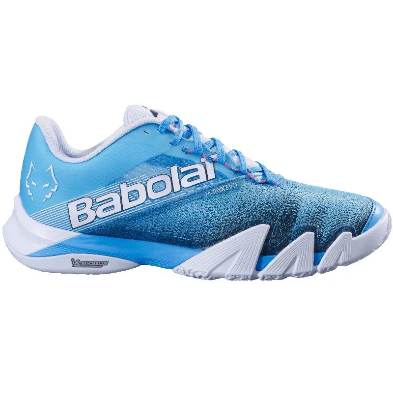Babolat Juan Lebron Jet Premura 2 Ciano Azul Branco Tênis