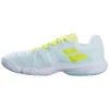 Babolat Sensa Damen Tennisschuh Blau Gelb Fluor