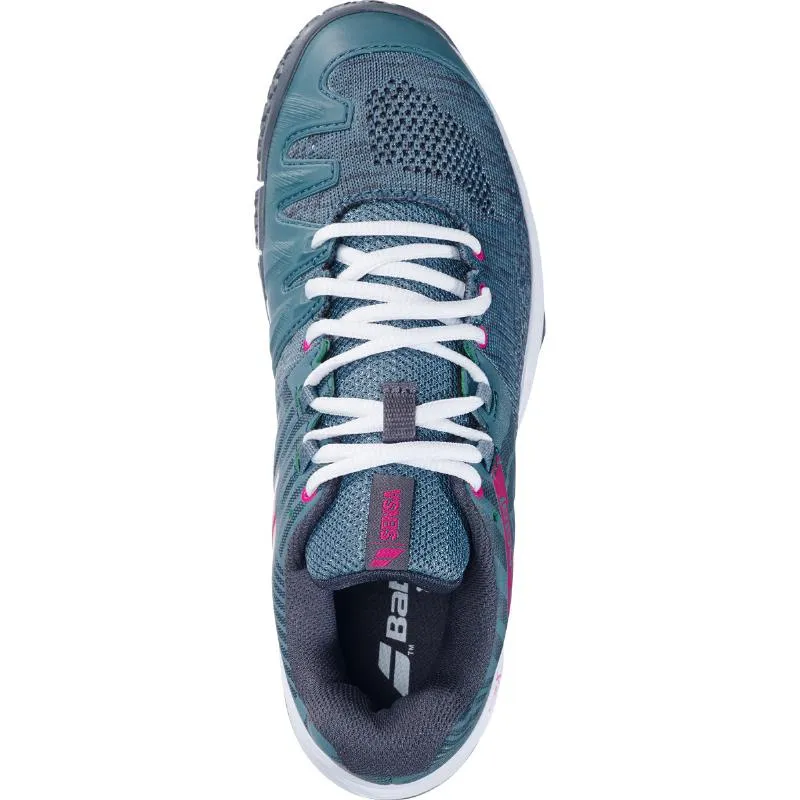 Babolat Sensa Atlantic Blau WeiÃ Damen Sneaker