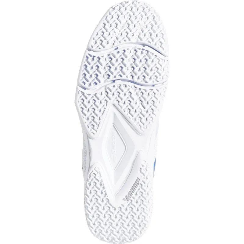 Babolat Sensa Branco Azul Tênis Feminino