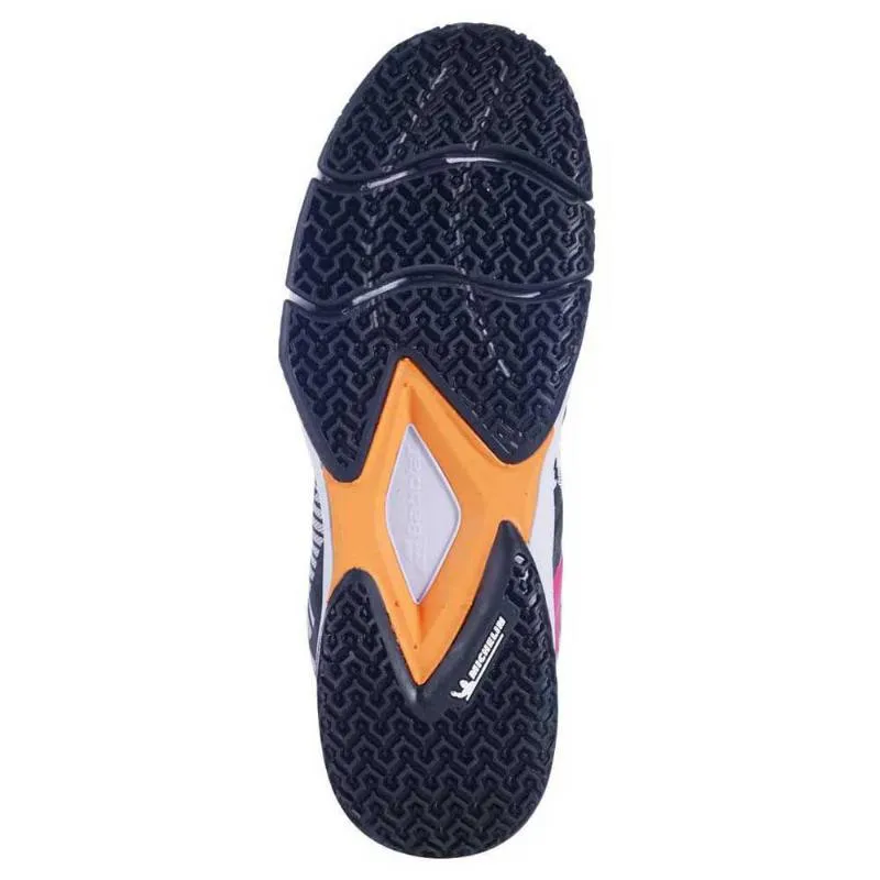 Sneakers Babolat Sensa Weiß Schwarz Fuchsia Damen