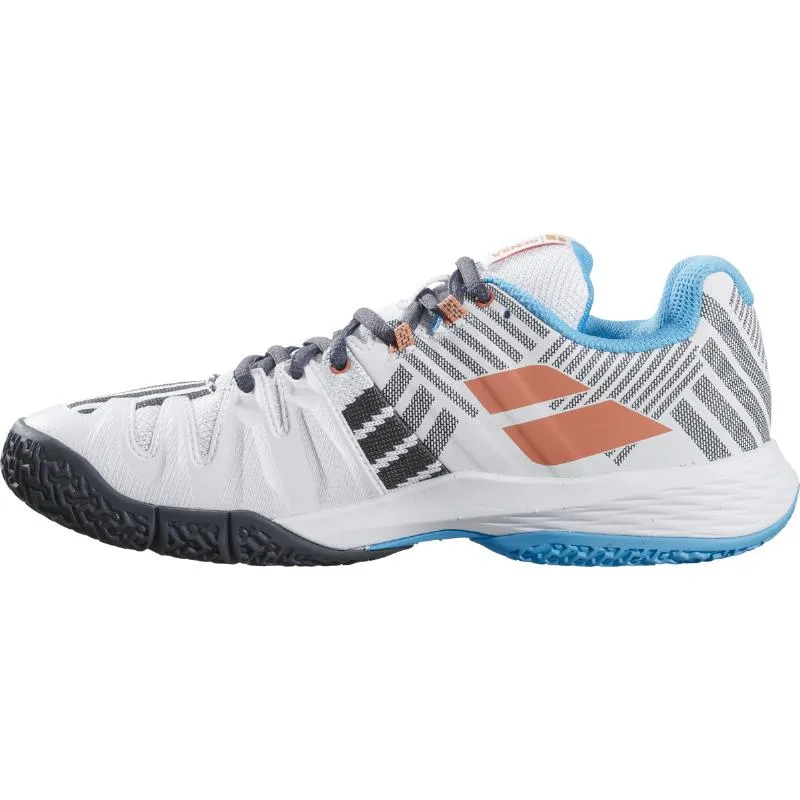 Babolat Sensa Weißer turkis Damen Sneakers