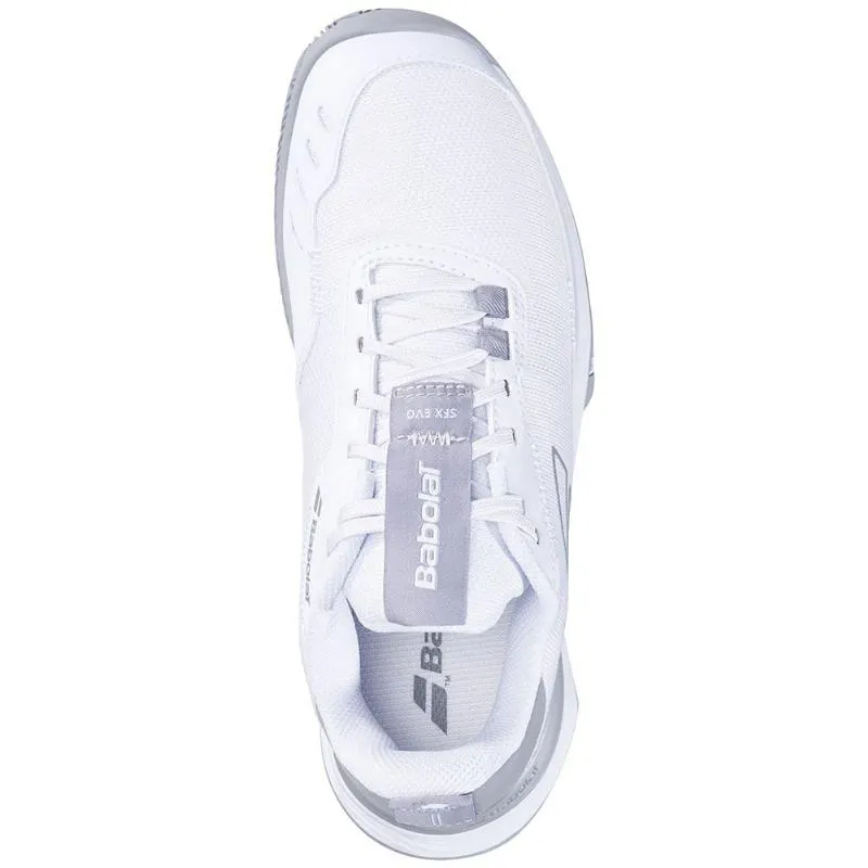 Babolat SFX EVO Sandplatz WeiÃ Grau Damen Laufschuh