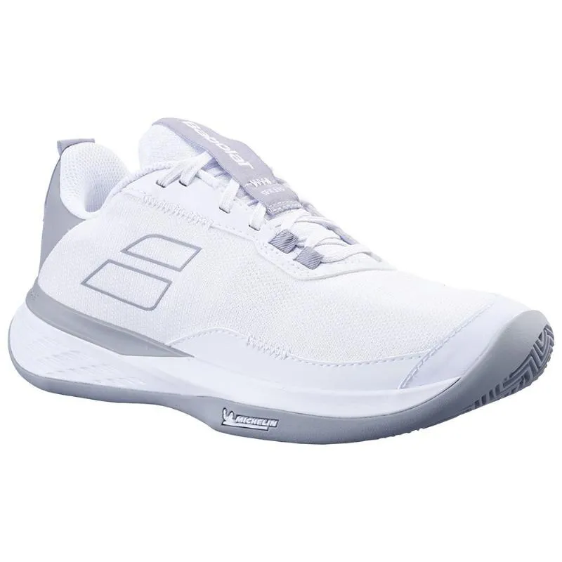 Babolat SFX EVO Sandplatz WeiÃ Grau Damen Laufschuh