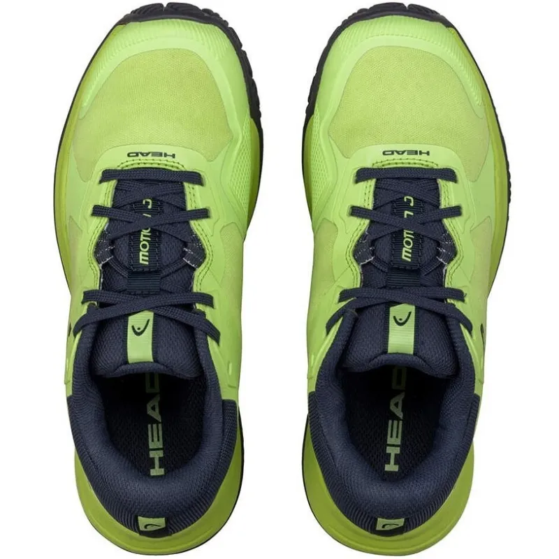 Head Motion Padel Lime Marineblaue Junior Sneakers