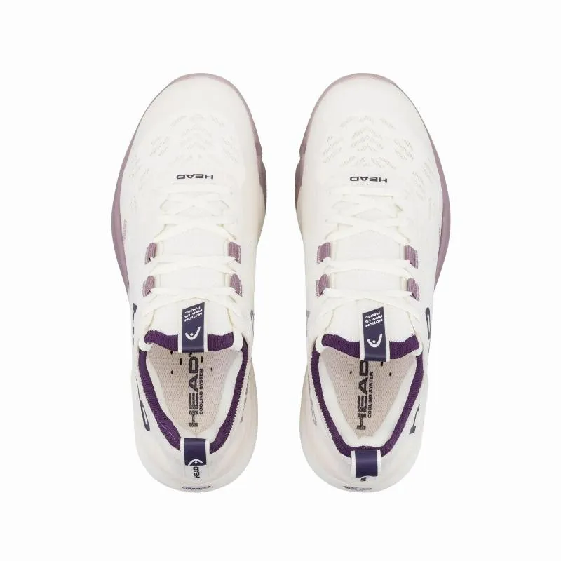 Head Motion Pro 1.5 Padel weiße lila Damenschuhe