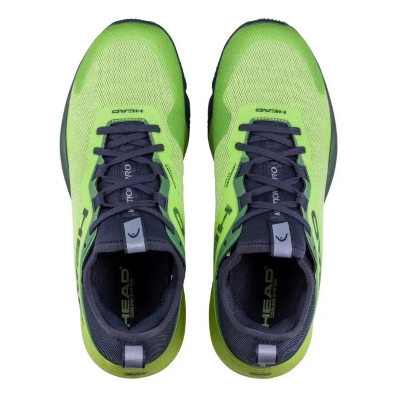 Head Motion Pro Lime Marineblaue Sneaker