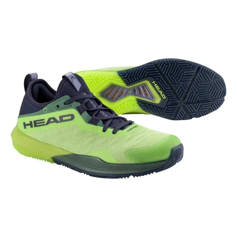 Head Motion Pro Lime Marineblaue Sneaker