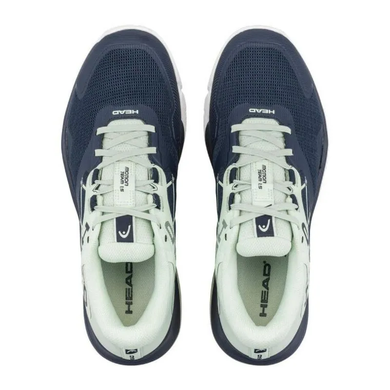 Head Motion Team 1.5 Padel Schwarze Grüne Turnschuhe