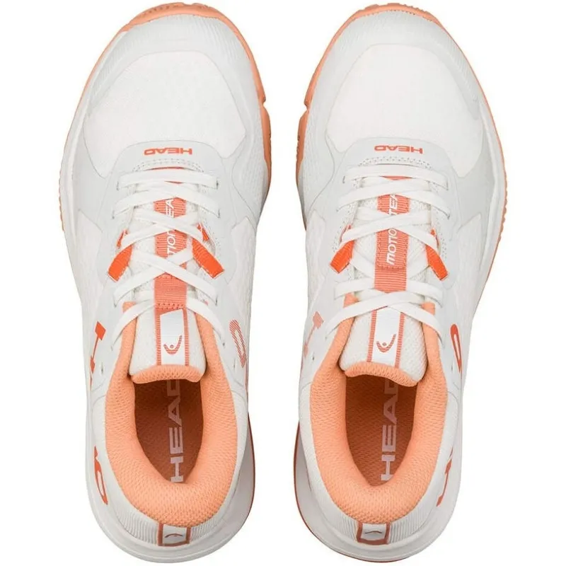 Head Motion Team Padel Damen Sneaker in Weiß, Koralle