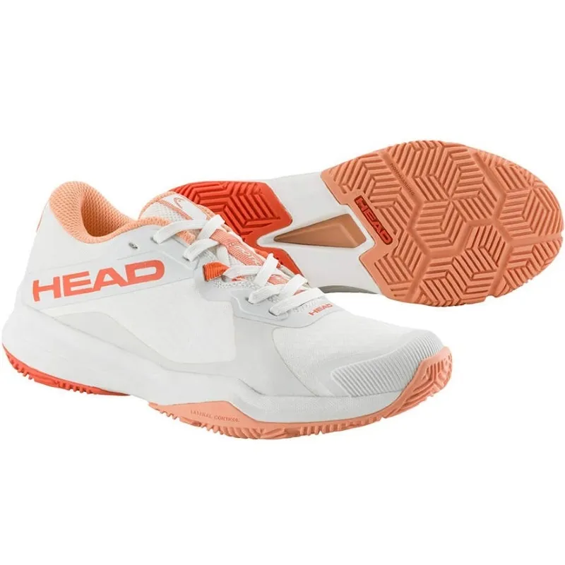 Head Motion Team Padel Damen Sneaker in Weiß, Koralle