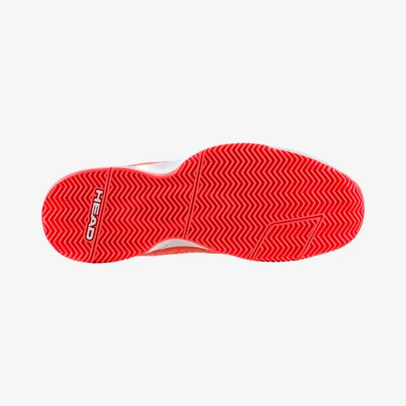 Zapatillas Head Revolt Pro 4.0 Ton Coral Blanco Mujer