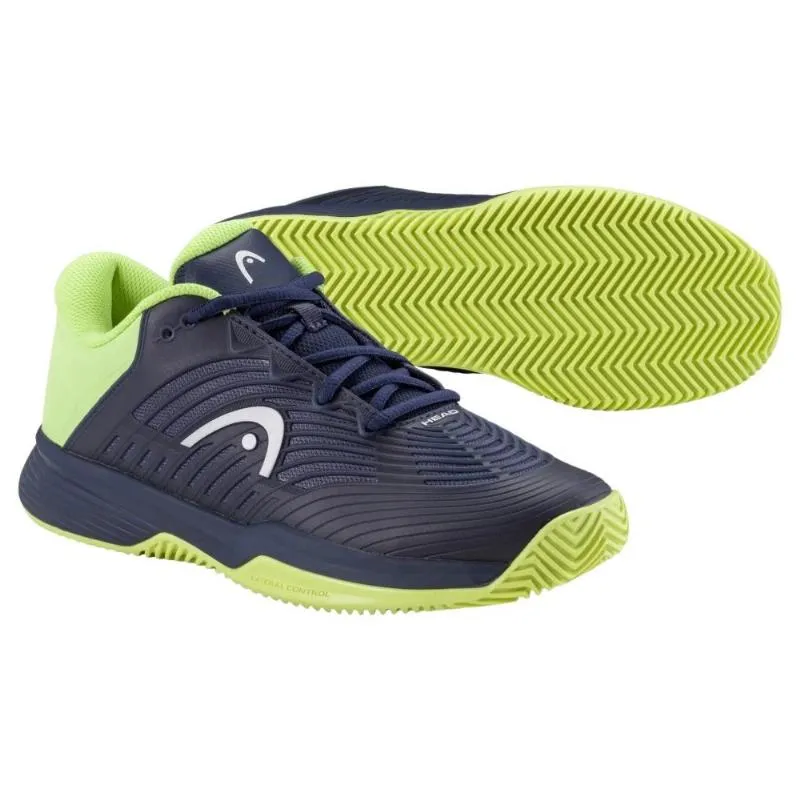Head Revolt Pro 4.5 Sandplatz Marineblau Lime Junior Sneakers