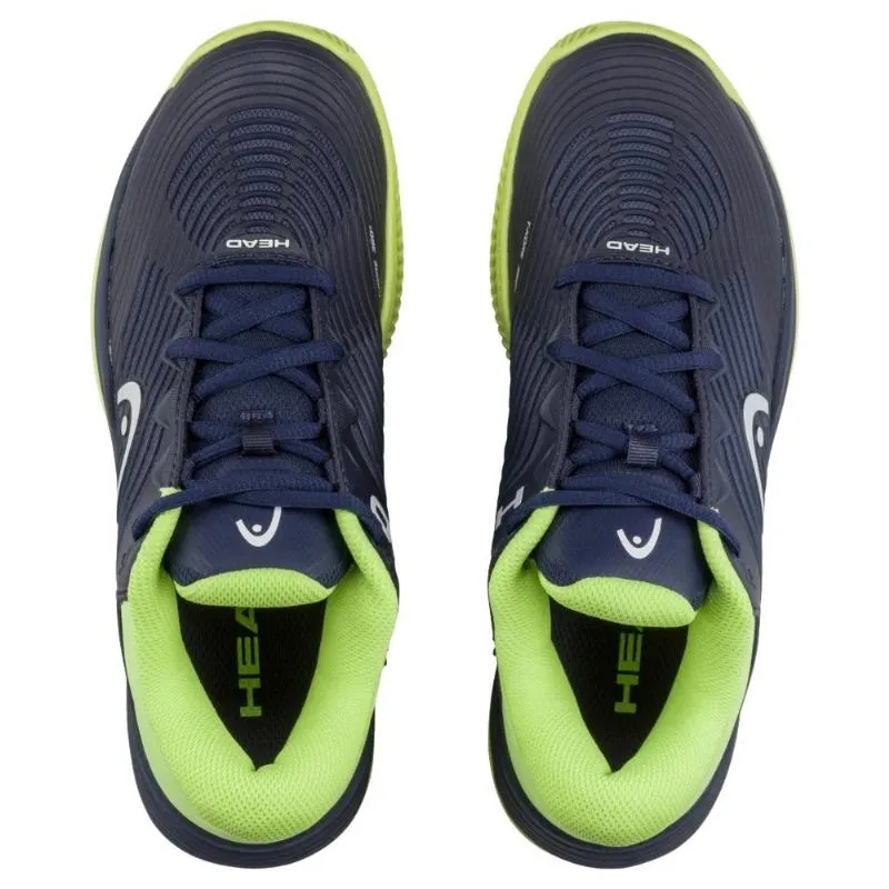 Head Revolt Pro 4.5 Sandplatz Marineblau Lime Junior Sneakers