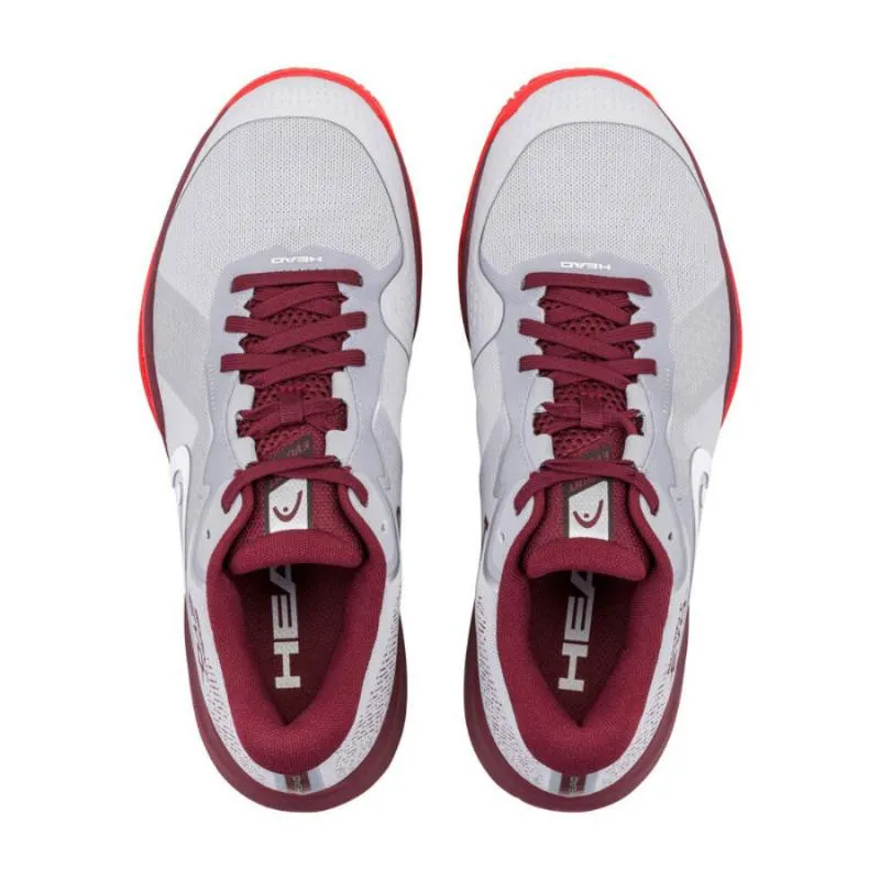 Head Sprint Evo 4.0 burgundergraue Sneaker