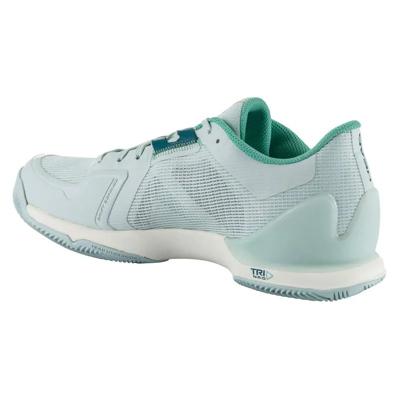 Head Sprint Pro 3.5 Sandplatz Aqua Teal Damen Laufschuh Blaugrun
