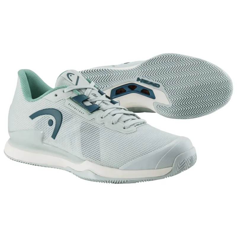 Head Sprint Pro 3.5 Sandplatz Aqua Teal Damen Laufschuh Blaugrun
