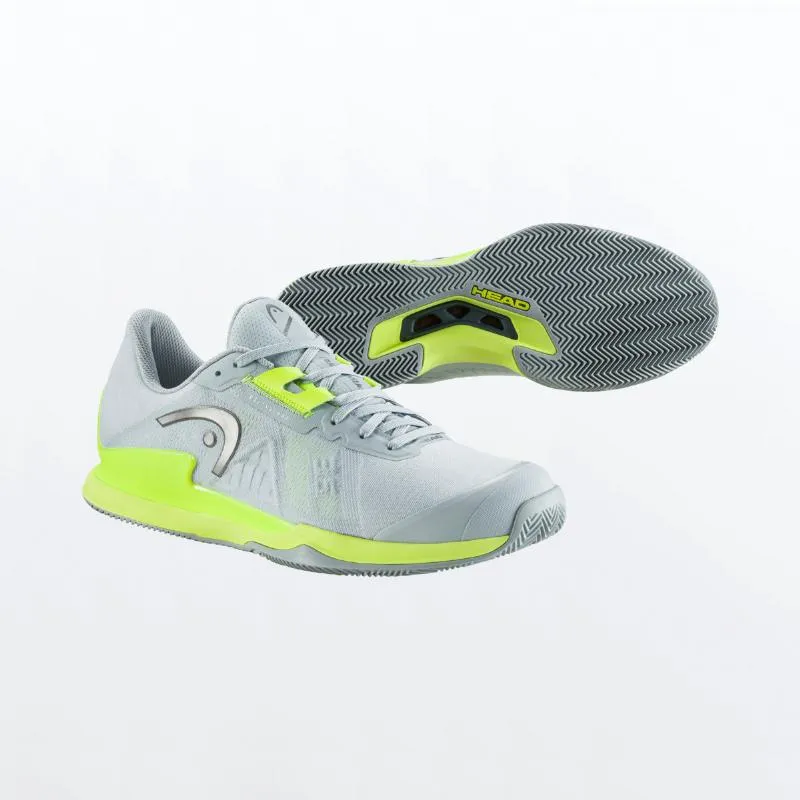 Zapatillas Head Sprint Pro 3.5 Ton Gris Amarillo