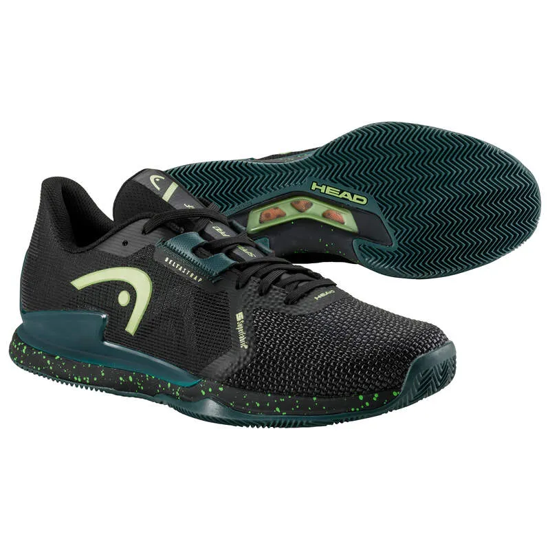 Head Sprint Pro 3.5 SF Sandplatz Schwarzwald Grun Schuhe