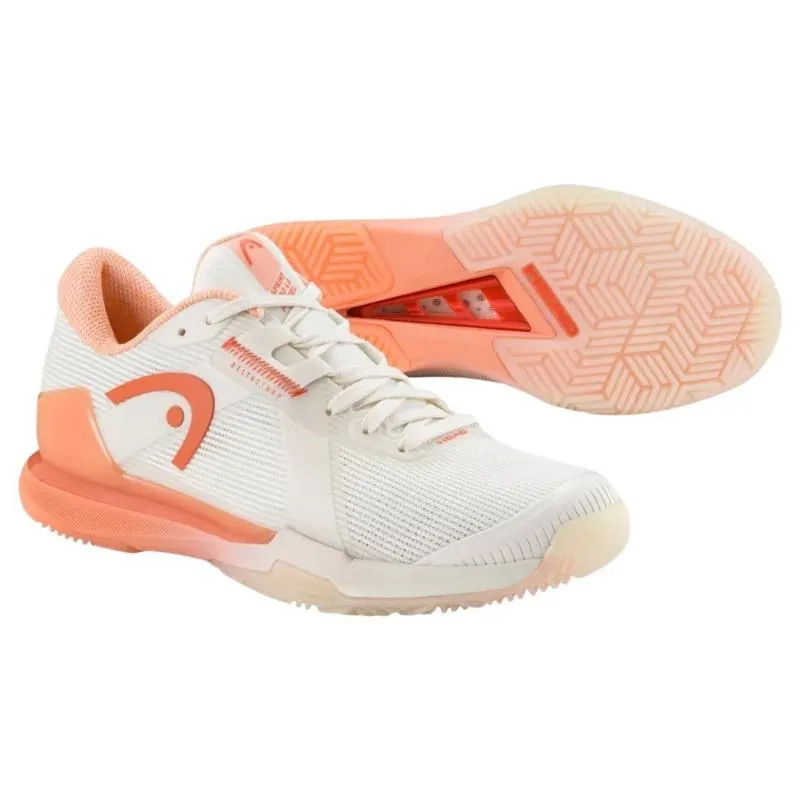Head Sprint Pro 4.0 Padel Damen Tennisschuh Koralle WeiÃ