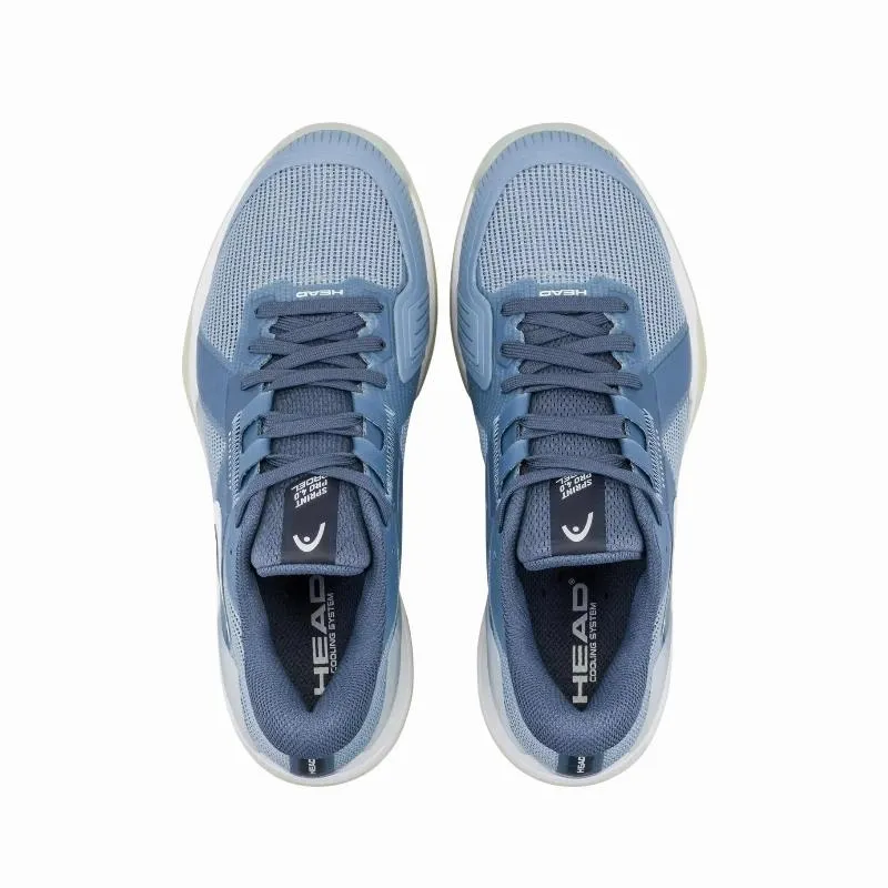 Head Sprint Pro 4.0 Padel Denim Weiße Damenschuhe
