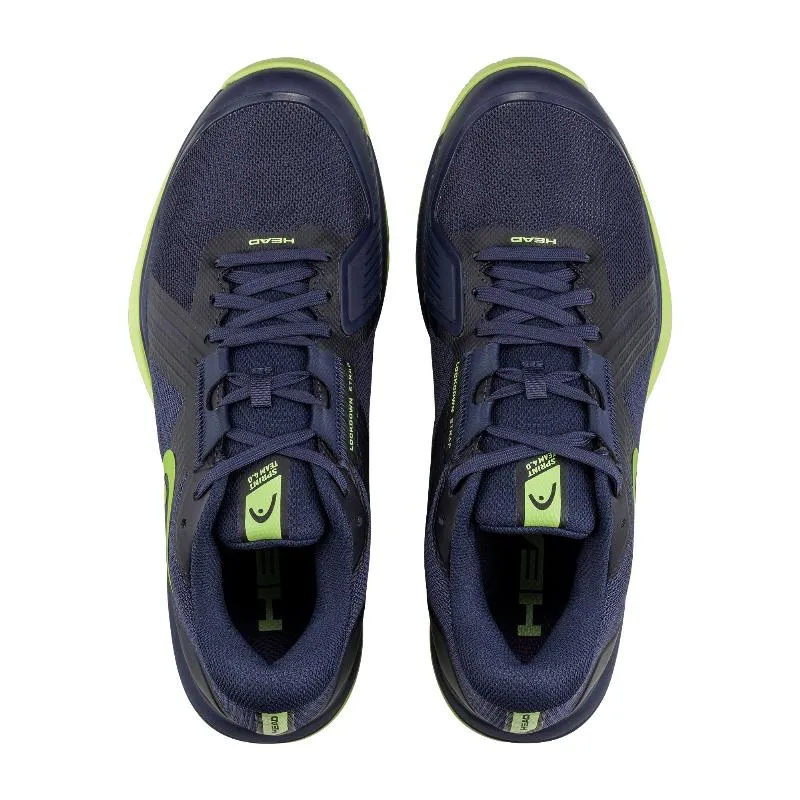 Head Sprint Team 4.0 Sandplatz Marineblau Lime Sneakers