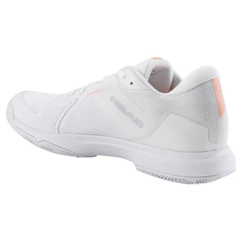 Head Sprint Team 4.0 Sandplatz Damen Sneaker in Coral Weiß