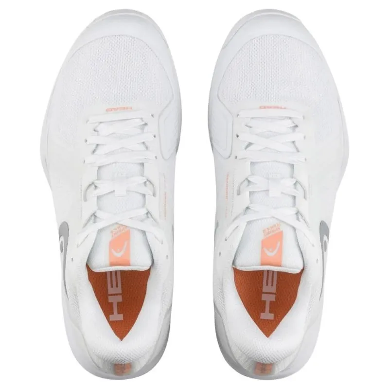 Head Sprint Team 4.0 Sandplatz Damen Sneaker in Coral Weiß