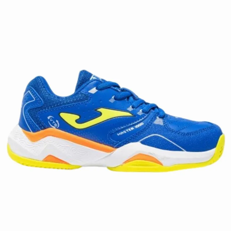 Tênis Júnior Joma Master 1000 2604 Azul Real Amarelo