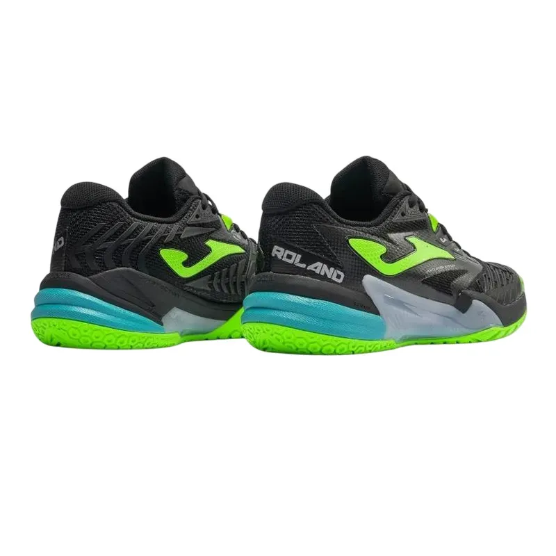 Joma Roland 2601 Schwarze fluoreszierend gelbe Turnschuhe