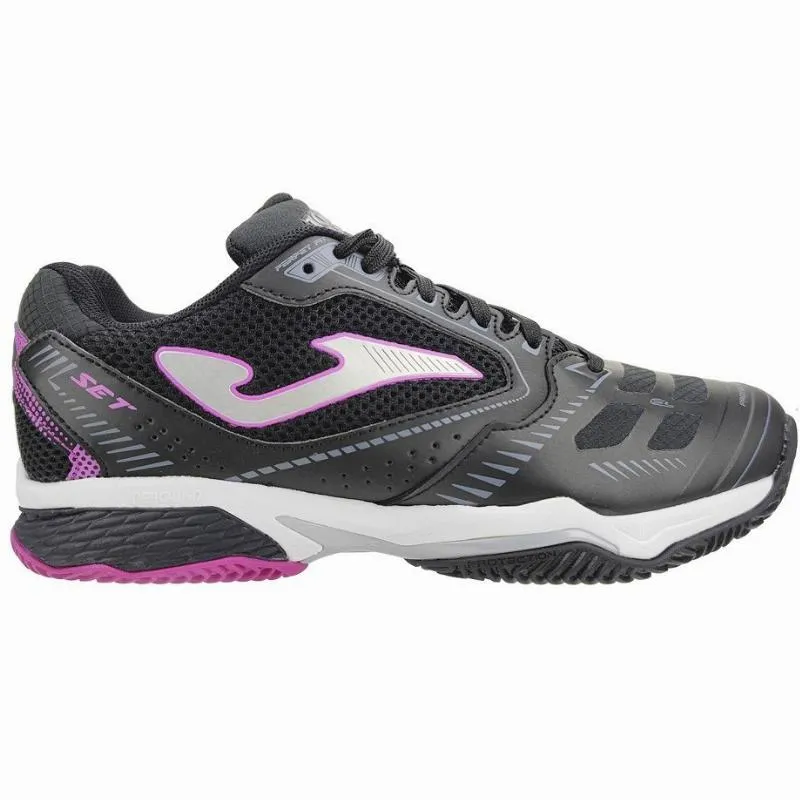 Joma Set 2201 Tênis Feminino Preto Fúcsia
