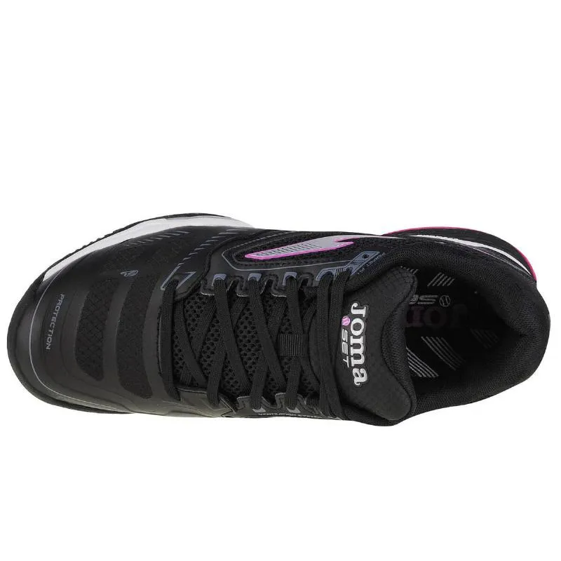 Joma Set 2201 Damen Sneaker Schwarz Fuchsia