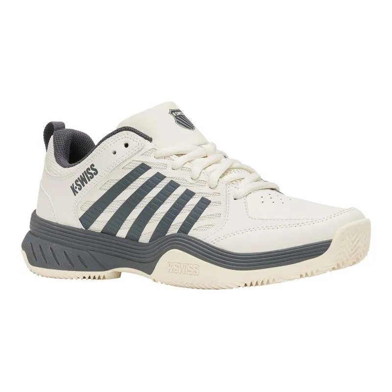 Kswiss Court Express 2 Ton-Weiß-Grau-Sneakers