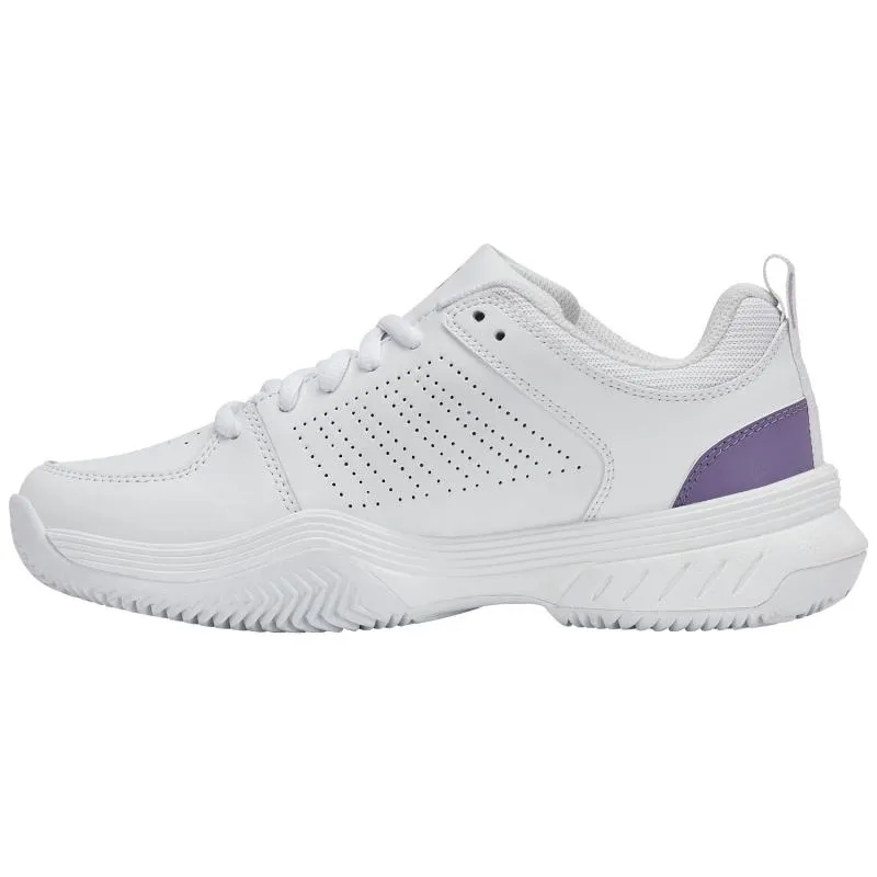 Zapatillas de Padel Kswiss Court Express 2 Ton Blanco Lavanda Mujer