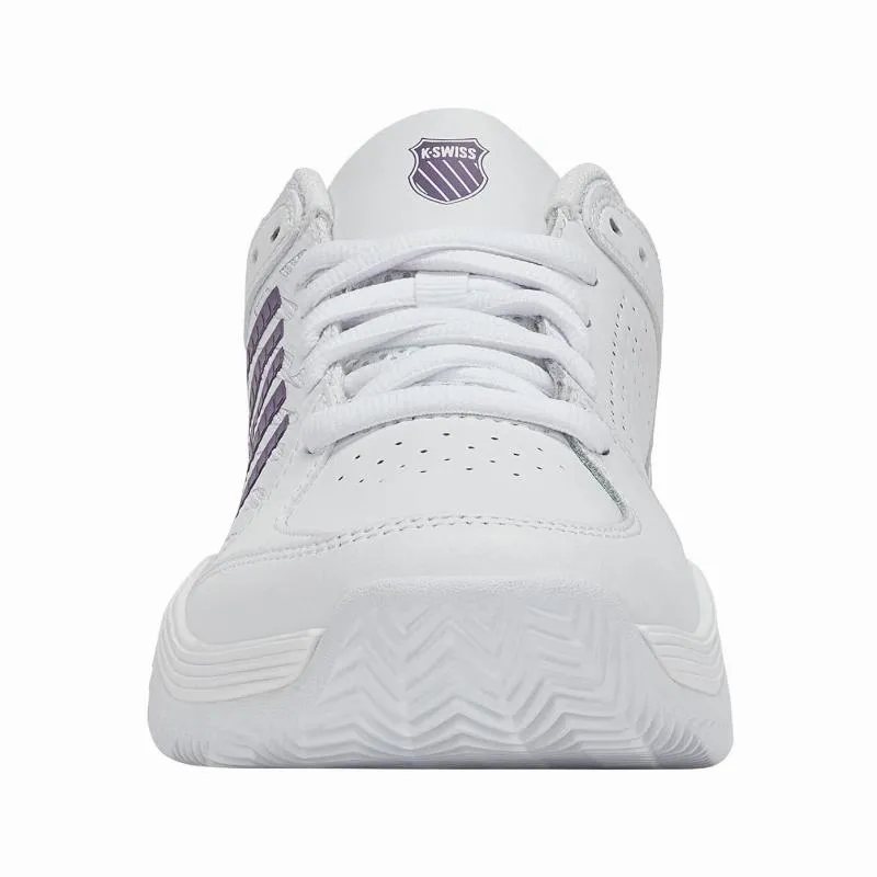 Zapatillas de Padel Kswiss Court Express 2 Ton Blanco Lavanda Mujer