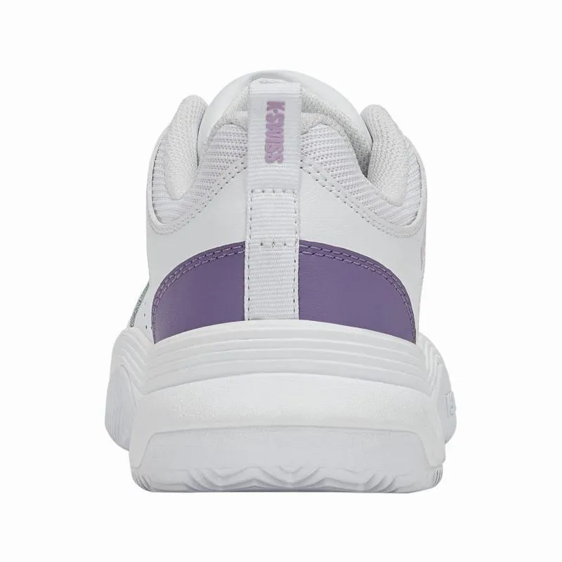 Zapatillas de Padel Kswiss Court Express 2 Ton Blanco Lavanda Mujer