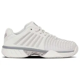 Zapatillas de Padel Kswiss Express Light 3 HB Clay Blanco Gris Mujer