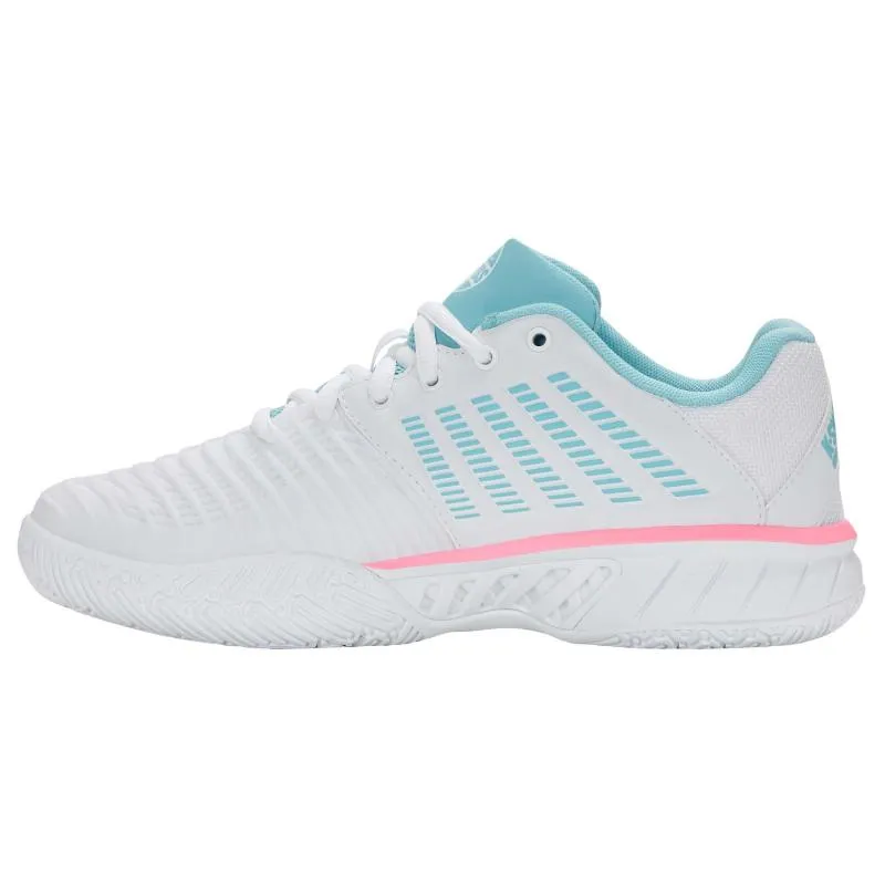 Kswiss Express Light 3 HB Padel Weißblaue Damenschuhe