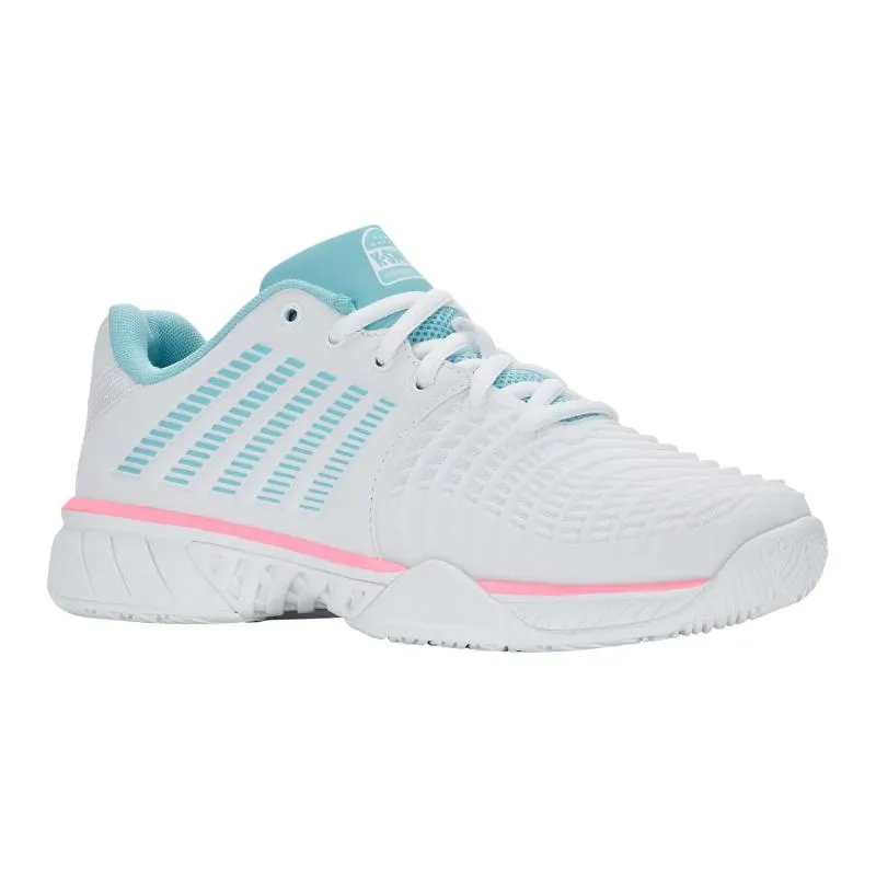 Kswiss Express Light 3 HB Padel Weißblaue Damenschuhe